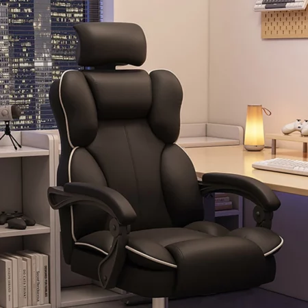 Chaise de bureau ergonomique, fauteuil inclinable mobile, fauteuil de jeu, fauteuil à bascule, bureau d'étude d'appoint, meubles de bureau