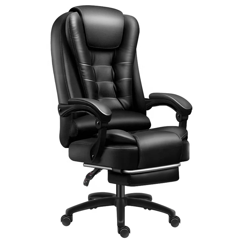 Chaise-de-bureau-moderne-en-acier-inoxydable-mobilier-de-luxe-blanc-marron-4