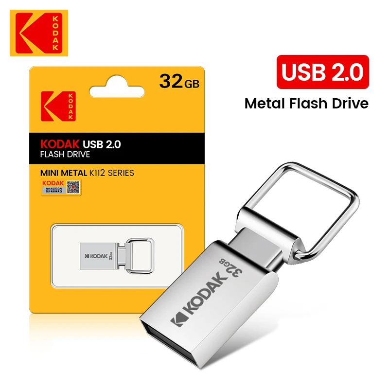 KODAK-Mini-cl-USB-2-0-K112-en-m-tal-support-m-moire-de-32GB-64GB-1