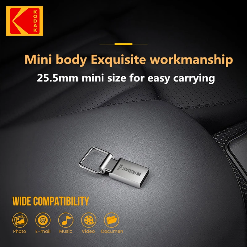 KODAK-Mini-cl-USB-2-0-K112-en-m-tal-support-m-moire-de-32GB-64GB-2